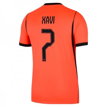 Camisola Holanda Xavi 7 1º Equipamento Mundial 2026 Manga Curta