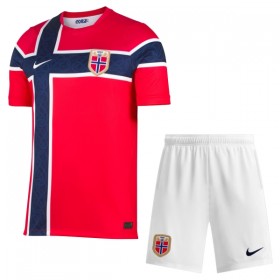 Camisola Noruega Criança 1º Equipamento Mundial 2026 Manga Curta