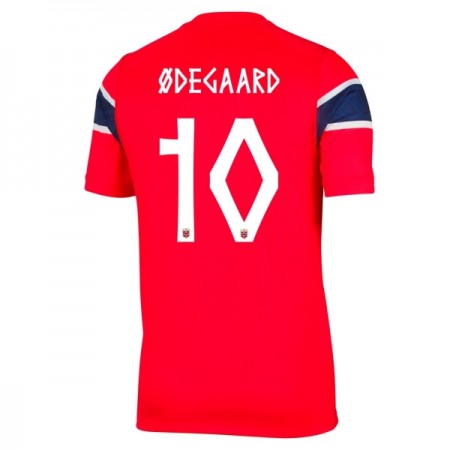 Camisola Noruega Odegaard 10 1º Equipamento Mundial 2026 Manga Curta