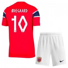 Camisola Noruega Odegaard 10 Criança 1º Equipamento Mundial 2026 Manga Curta