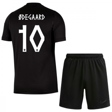 Camisola Noruega Odegaard 10 Criança 2º Equipamento Mundial 2026 Manga Curta