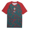Camisola Portugal Pre-Match Mundial 2026 Vermelha Manga Curta
