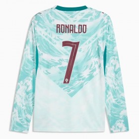 Camisola Portugal Ronaldo 7 2º Equipamento Mundial 2026 Manga Comprida
