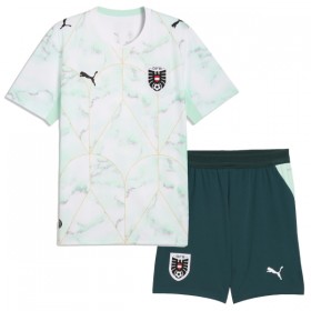 Camisola Áustria Criança 2º Equipamento Mundial 2026 Manga Curta