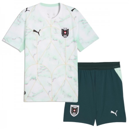 Camisola Áustria Criança 2º Equipamento Mundial 2026 Manga Curta