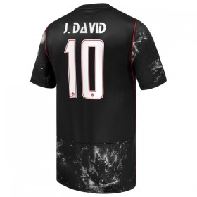Camisola Canadá J. David 10 2º Equipamento Mundial 2026 Manga Curta