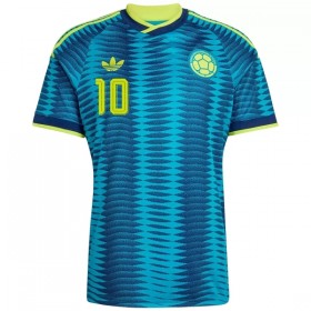Camisola Colômbia James 10 2º Equipamento Mundial 2026 Manga Curta