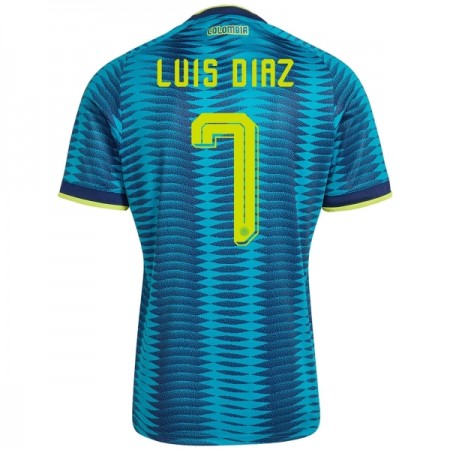 Camisola Colômbia Luis Diaz 7 2º Equipamento Mundial 2026 Manga Curta
