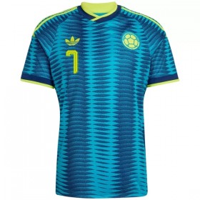 Camisola Colômbia Luis Diaz 7 2º Equipamento Mundial 2026 Manga Curta