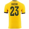 Camisola Ecuador Caicedo 23 1º Equipamento Mundial 2026 Manga Curta