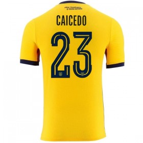 Camisola Ecuador Caicedo 23 1º Equipamento Mundial 2026 Manga Curta