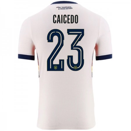 Camisola Ecuador Caicedo 23 3º Equipamento Mundial 2026 Manga Curta
