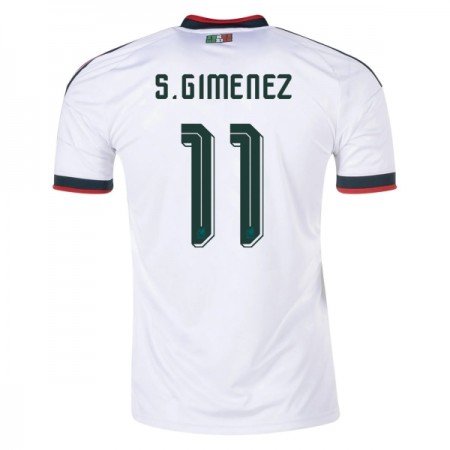 Camisola México S.Gimenez 11 2º Equipamento Mundial 2026 Manga Curta