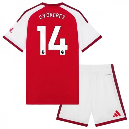 Camisola Arsenal Gyokeres 14 Criança 1º Equipamento 2026-27 Manga Curta