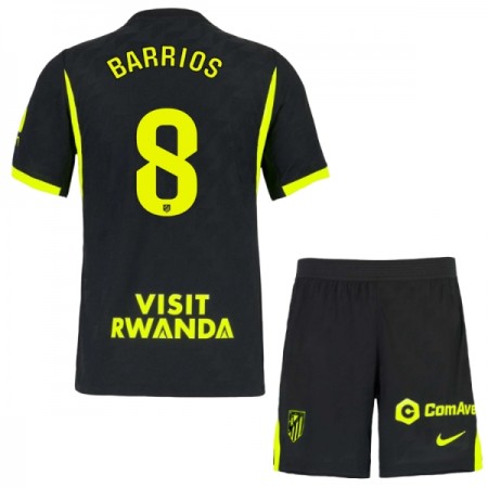 Camisola Atlético Madrid Barrios 8 Criança 2º Equipamento 2026-27 Manga Curta