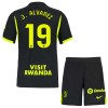 Camisola Atlético Madrid J. Alvarez 19 Criança 2º Equipamento 2026-27 Manga Curta