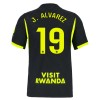 Camisola Atlético Madrid J. Alvarez 19 Criança 2º Equipamento 2026-27 Manga Curta