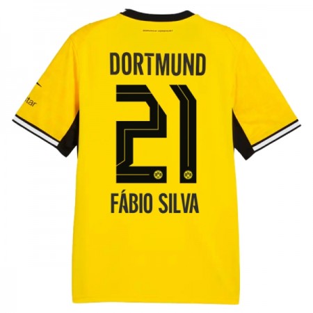 Camisola Borussia Dortmund Fabio Silva 21 1º Equipamento 2026-27 Manga Curta