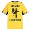 Camisola Borussia Dortmund N. Schlotterbeck 4 1º Equipamento 2026-27 Manga Curta