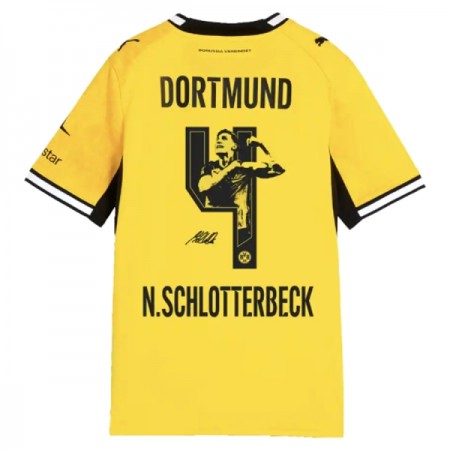 Camisola Borussia Dortmund N. Schlotterbeck 4 1º Equipamento 2026-27 Manga Curta