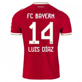 Camisola FC Bayern München Luis Diaz 14 1º Equipamento 2026-27 Manga Curta