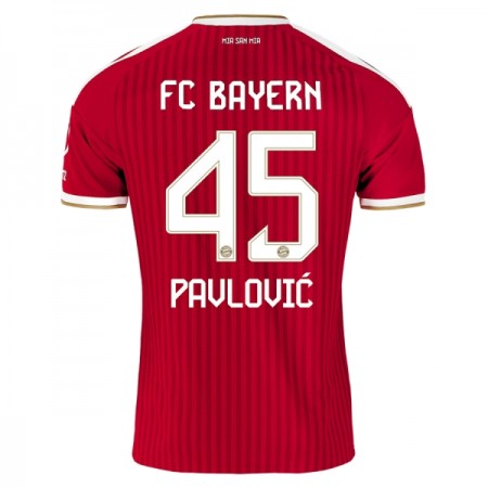 Camisola FC Bayern München Pavlovic 45 1º Equipamento 2026-27 Manga Curta