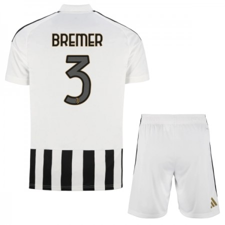 Camisola Juventus Bremer 3 Criança 1º Equipamento 2026-27 Manga Curta