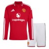 Camisola Manchester United Criança 1º Equipamento 2026-27 Manga Comprida