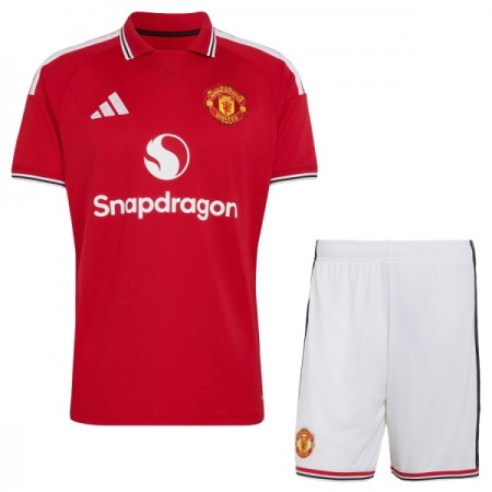 Camisola Manchester United Criança 1º Equipamento 2026-27 Manga Curta