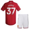 Camisola Manchester United Mainoo 37 Criança 1º Equipamento 2026-27 Manga Curta