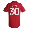 Camisola Manchester United Sesko 30 Criança 1º Equipamento 2026-27 Manga Curta
