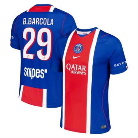 Camisola Paris Saint-Germain Bradley Barcola 29 1º Equipamento 2026-27 Manga Curta