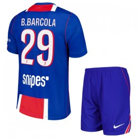 Camisola Paris Saint-Germain Bradley Barcola 29 Criança 1º Equipamento 2026-27 Manga Curta