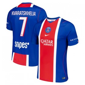 Camisola Paris Saint-Germain Kvaratskhelia 7 1º Equipamento 2026-27 Manga Curta