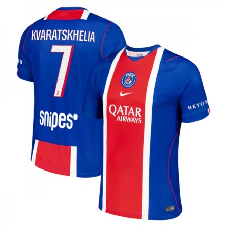 Camisola Paris Saint-Germain Kvaratskhelia 7 1º Equipamento 2026-27 Manga Curta