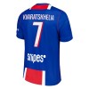 Camisola Paris Saint-Germain Kvaratskhelia 7 1º Equipamento 2026-27 Manga Curta