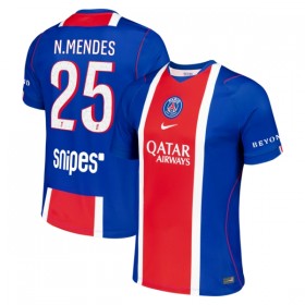 Camisola Paris Saint-Germain Nuno Mendes 25 1º Equipamento 2026-27 Manga Curta