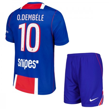 Camisola Paris Saint-Germain O. Dembele 10 Criança 1º Equipamento 2026-27 Manga Curta