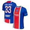 Camisola Paris Saint-Germain Zaire Emery 33 1º Equipamento 2026-27 Manga Curta