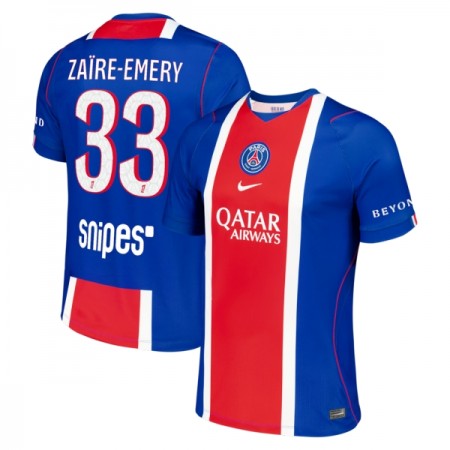 Camisola Paris Saint-Germain Zaire Emery 33 1º Equipamento 2026-27 Manga Curta