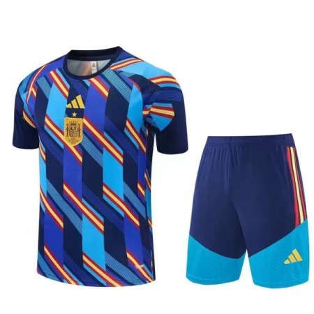 Camisola Espanha Pre-Match Criança Mundial 2026 Manga Curta