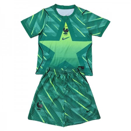 Camisola França Guarda Redes Criança 3º Equipamento Mundial 2026 Manga Curta