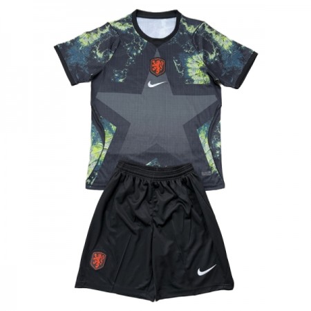 Camisola Holanda Guarda Redes Criança 1º Equipamento Mundial 2026 Manga Curta