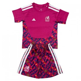 Camisola México Guarda Redes Criança 1º Equipamento Mundial 2026 Manga Curta