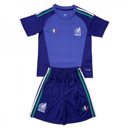 Camisola México Guarda Redes Criança 2º Equipamento Mundial 2026 Manga Curta