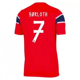 Camisola Noruega Sorloth 7 1º Equipamento Mundial 2026 Manga Curta