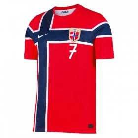 Camisola Noruega Sorloth 7 1º Equipamento Mundial 2026 Manga Curta
