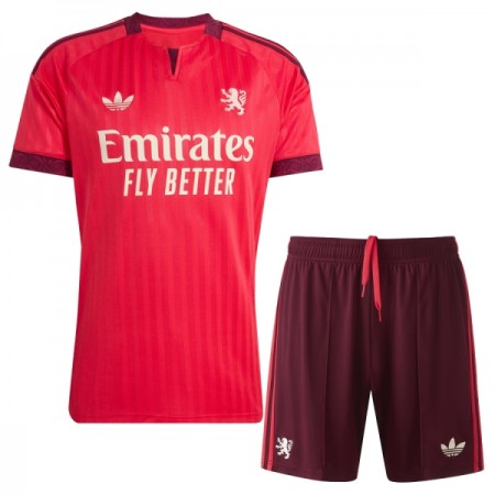 Camisola Olympique Lyonnais Criança 2º Equipamento 2026-27 Manga Curta