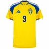 Camisola Suécia Isak 9 1º Equipamento Mundial 2026 Manga Curta