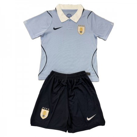 Camisola Uruguai Criança 1º Equipamento Mundial 2026 Manga Curta